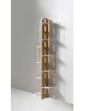 Libreria verticale da parete in legno naturale Zia Veronica
