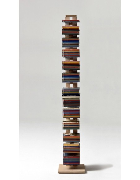 Libreria a colonna da terra Zia Ortensia in legno 200 cm