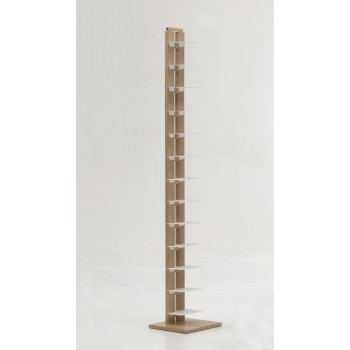 Libreria a colonna da terra in legno 200 cm Zia Ortensia 2