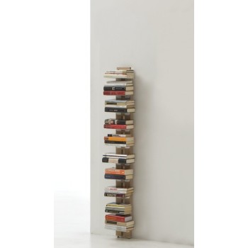 Libreria da muro verticale in legno naturale o nero Zia Ortensia