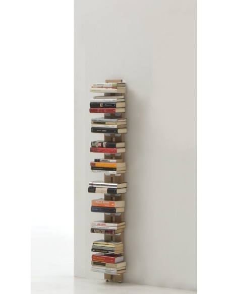 Libreria da muro verticale Zia Ortensia in legno naturale