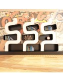 Libreria design moderno con scaffali metallici SerP ZADItaly