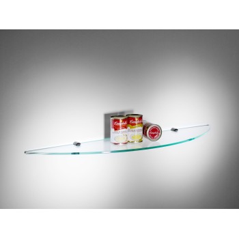 Mensole da cucina in vetro trasparente 90 cm Clove 2