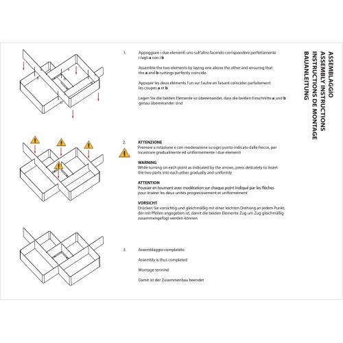 Libreria a parete in metallo componibile design moderno Kreando