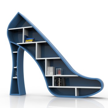 Libreria design moderno a forma di scarpa con il tacco Lady ZAD Italy