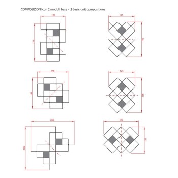 Libreria in acciaio design moderno Kreando-8 2