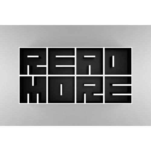 Cubo libreria componibile a forma di lettera alfabeto ABC