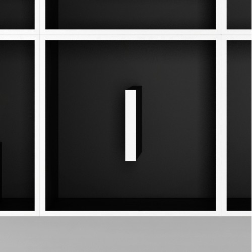 Libreria con lettere alfabeto in legno laminato ABC Read More