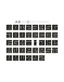 Libreria a cubi componibili con lettere alfabeto in legno ABC XXX