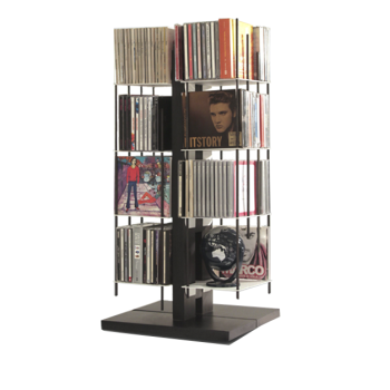 Mensola porta CD - Set di 2 - 60 cm - Acciaio