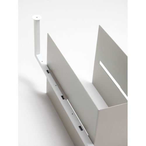 Libreria tubolare acciaio da parete moderna Etere comp-5