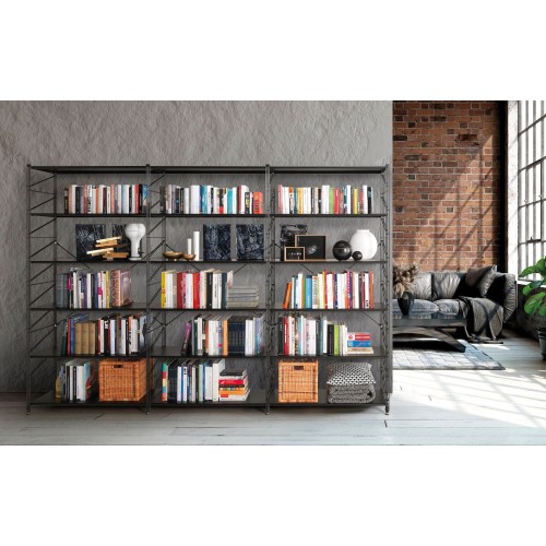 Scaffale componibile in metallo per ufficio Melker 21