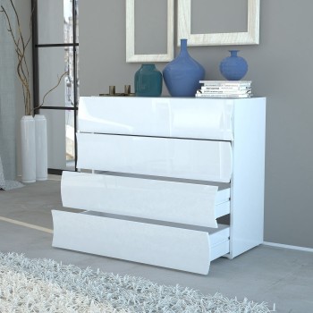 Credenza cucina con 4 cassetti Surf D 2