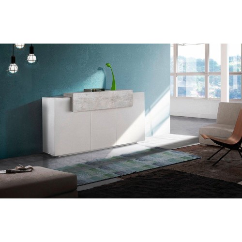 Madia moderna per cucina o soggiorno Krisen 160 Cement