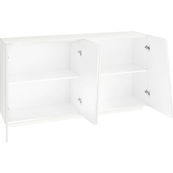 Credenza moderna bianco lucido Annabel 160 White 2