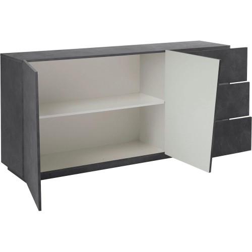 Credenza moderna Annabel 2A/3C Slate
