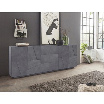 Credenza moderna Taylor 4A/3C Slate 2