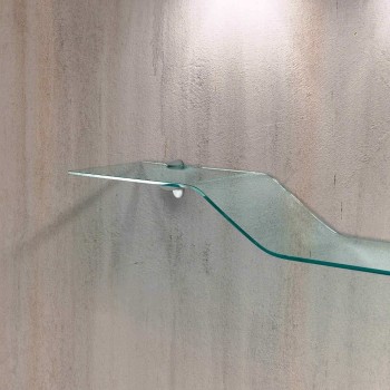 Mensola da parete in vetro curvato Boa 2