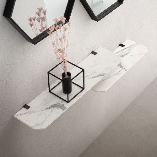 Coppia mensole da parete in HPL Bastian 65