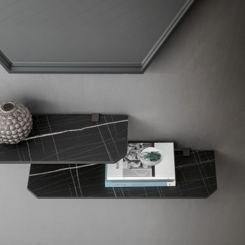 Coppia mensole da parete in HPL o Fenix Bastian 88 2