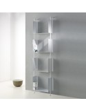 Libreria design verticale a muro in metallo Libra 200-45-4