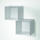 Mensole cubi da parete componibili per cameretta moderna Twin