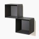 Cubi da parete per camerette design moderno Twin