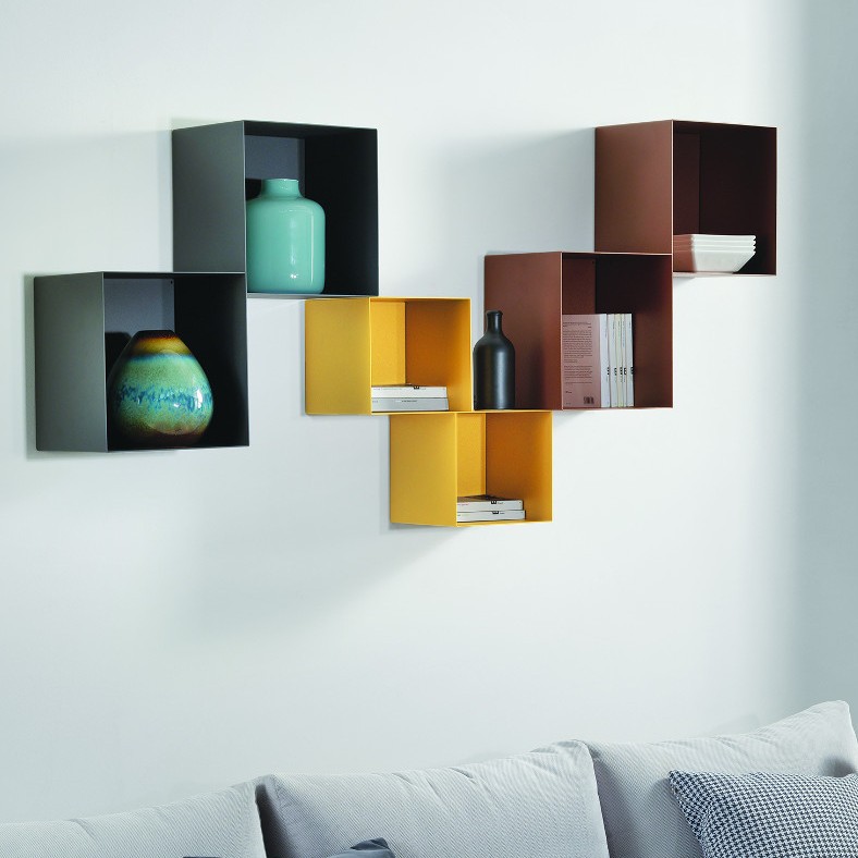 Cubi da parete per camerette design moderno Naoki