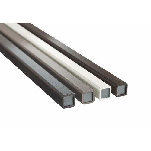 Libreria a parete in tubolare d'acciaio Etere1