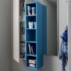 Libreria a colonna a muro design moderno Eloise 2