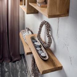 Coppia mensole da parete in legno massello Elias 2