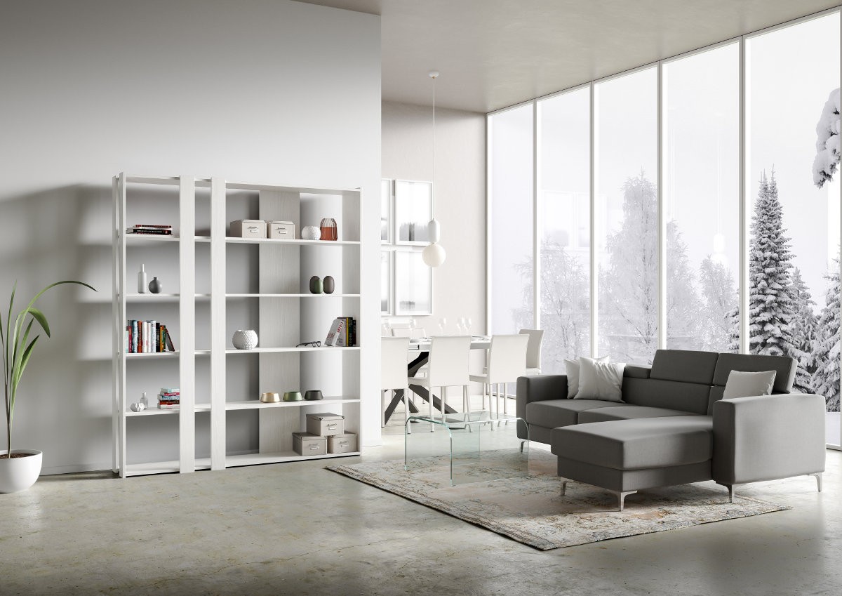 Libreria moderna per salotto di design Inedditah D