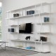Libreria design moderno per salotto Trapezio A