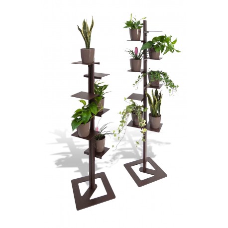 Libreria autoportante a colonna in alluminio e acciaio Mr Green