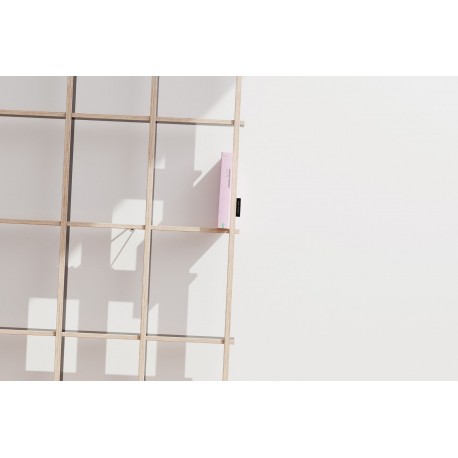 Libreria a giorno in legno design moderno Schlagseite