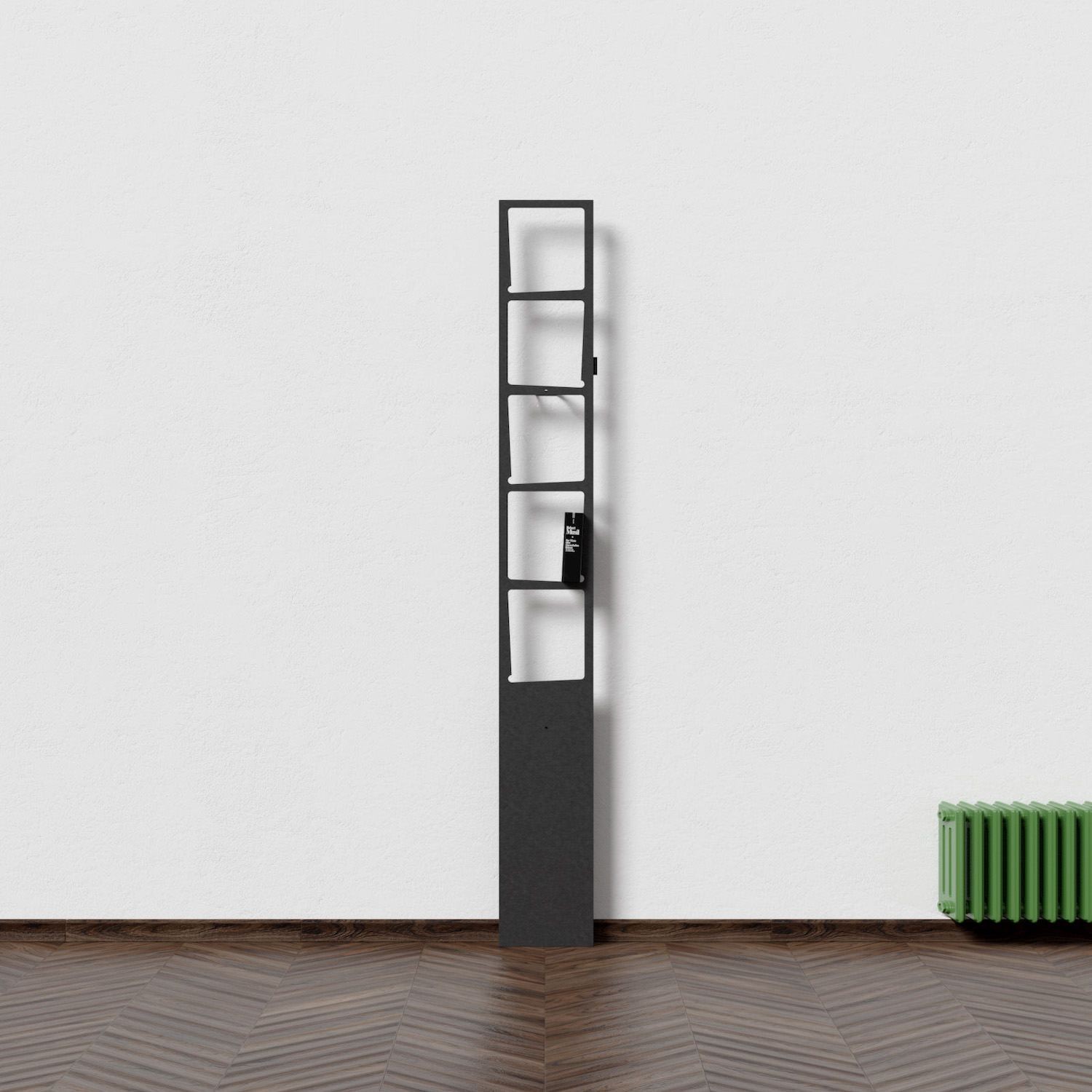Librería vertical Made in Italy - Columna porta CD 196x30x40 cm