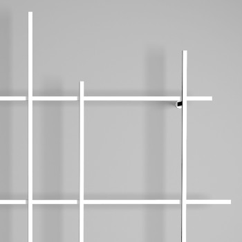 Libreria moderna in tubolare d'acciaio Etere2 2