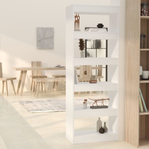 Libreria/Divisorio Bianco 60x30x166 cm in Truciolato