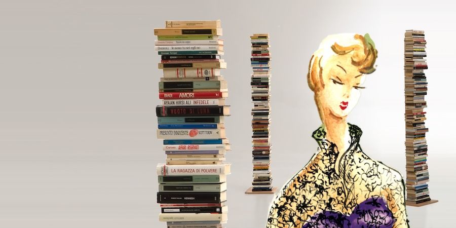 Le librerie a colonna di design firmate Le Zie di Milano