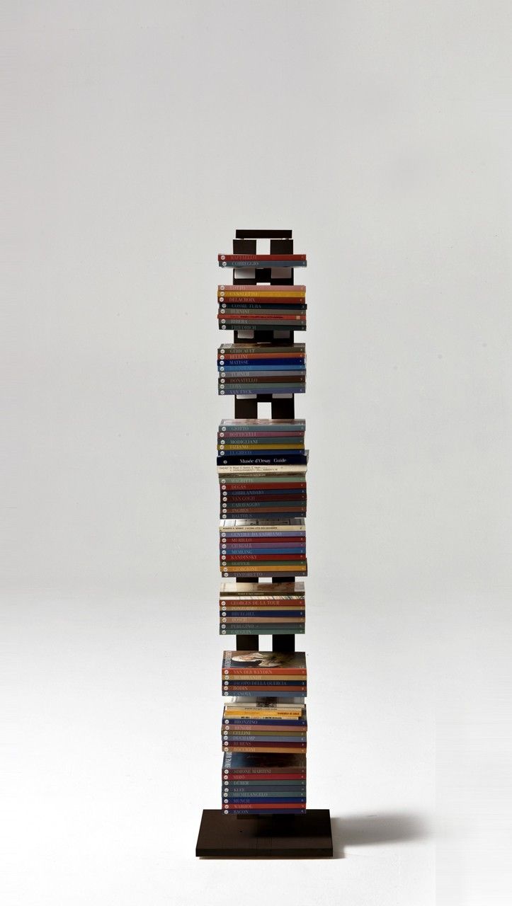 Libreria a colonna da terra Zia Ortensia in legno 200 cm