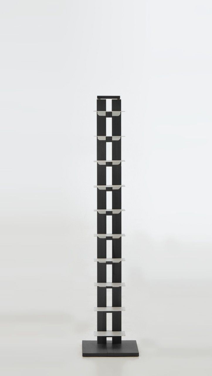 Libreria a colonna da terra Zia Ortensia in legno 200 cm