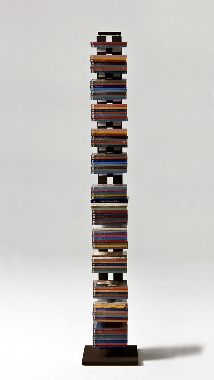 Libreria a colonna da terra Zia Ortensia in legno 200 cm
