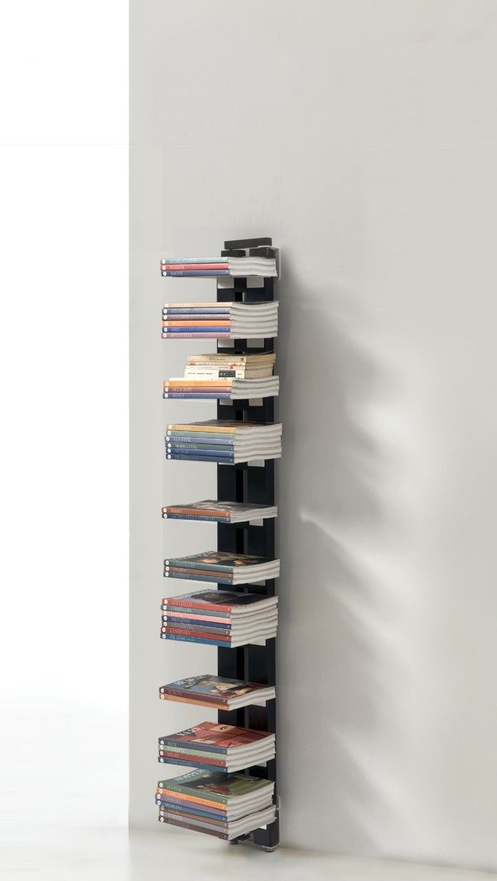 Libreria da muro verticale Zia Ortensia in legno naturale