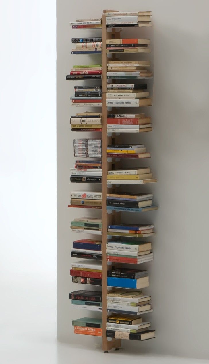 Libreria da muro Zia Bice in legno massello