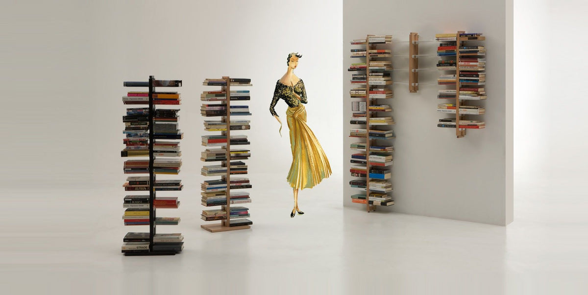 Libreria da muro Zia Bice in legno massello