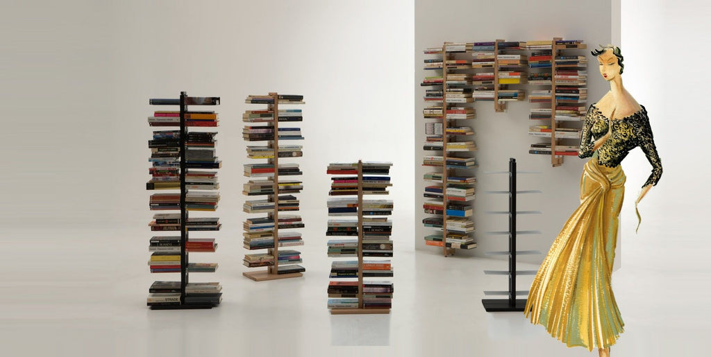 Libreria da muro Zia Bice in legno massello