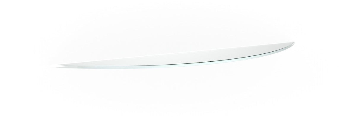 Mensole da cucina in vetro trasparente 90 cm Clove
