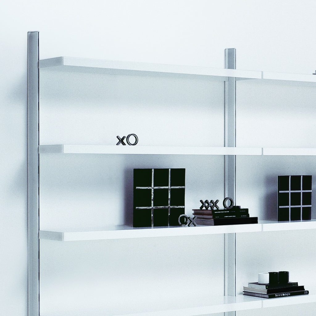Scaffalatura libreria a muro in acciaio Astryd 7