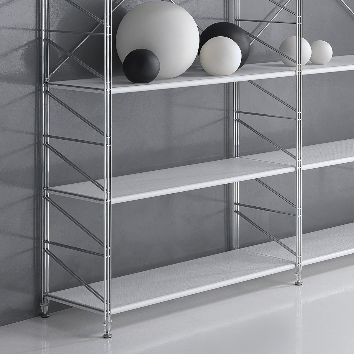 Scaffale componibile in metallo per ufficio Melker 21