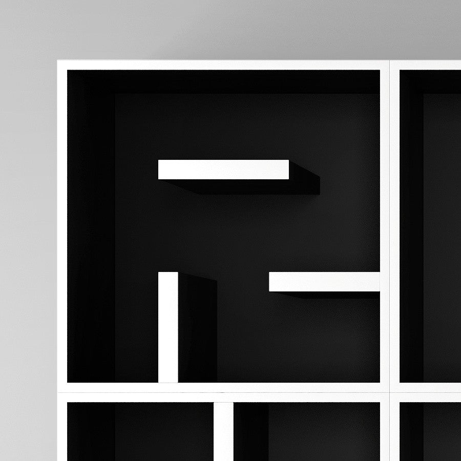 Libreria con lettere in legno laminato ABC Read More